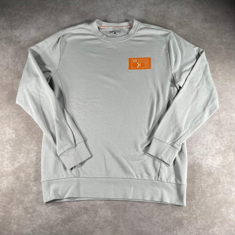 Women’s Orangetheory Grey Workout Pullover Sweater Medium